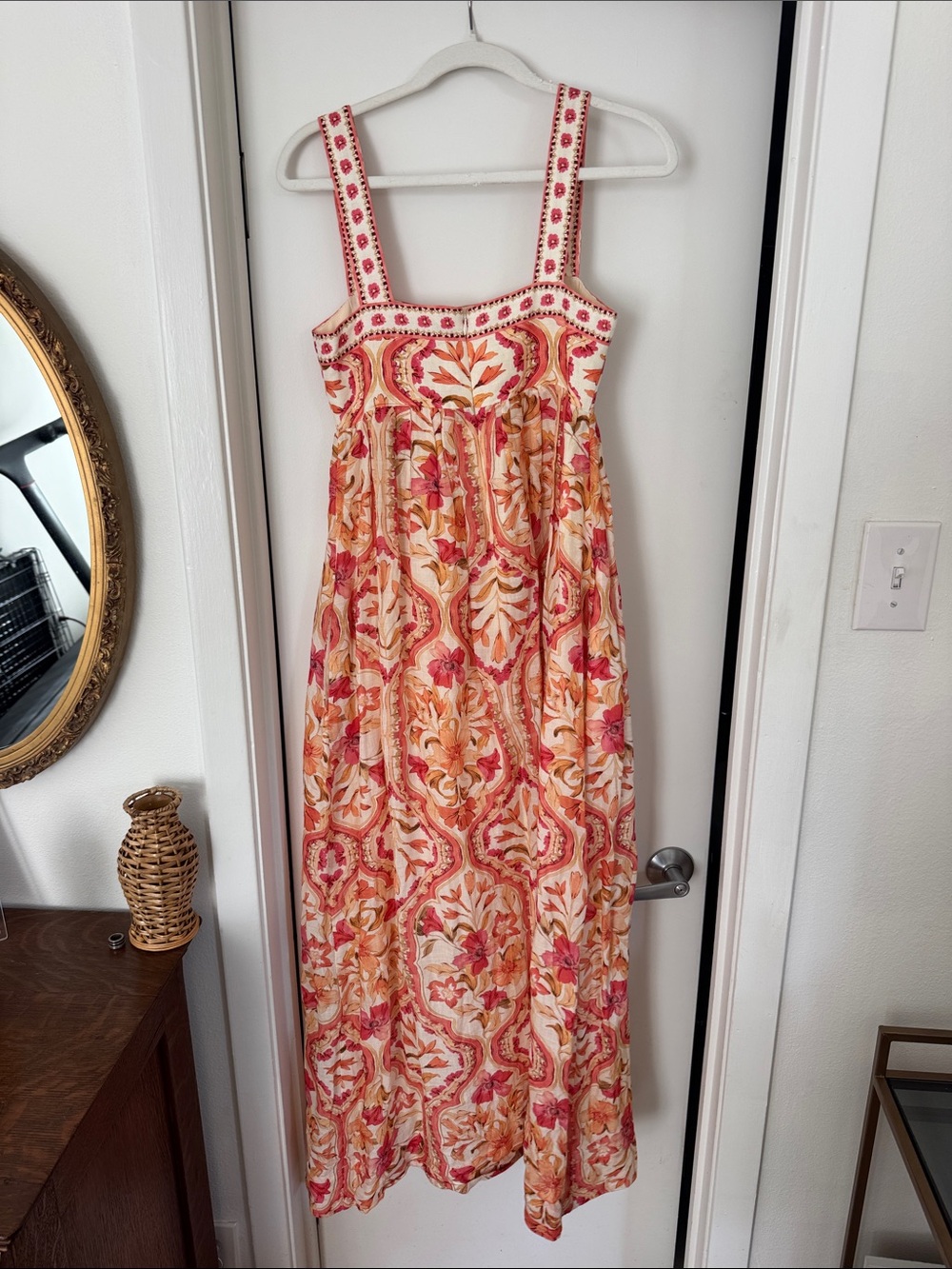 Hansen & Gretel Indra Dress in Ivory Botanical